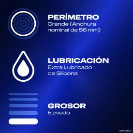 Durex Perfect Connection Extra Lubrificado, 10 Preservativos