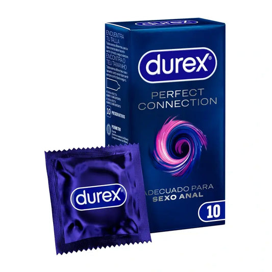 Durex Perfect Connection Extra Lubrificado, 10 Preservativos