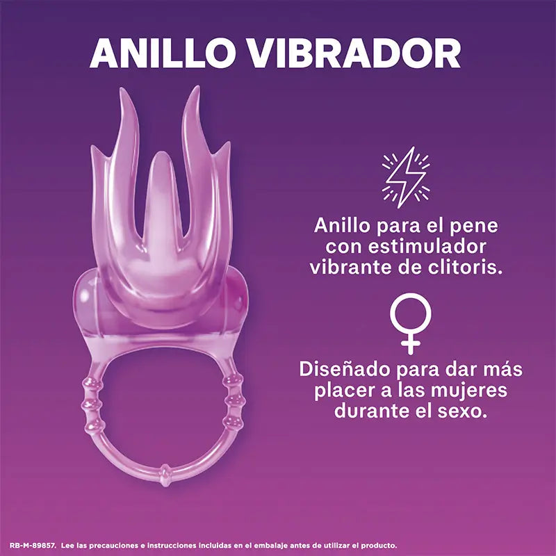 Durex Anel Vibratório Orgasmic Intense Orgasmic Devil Estimulador do Clitóris