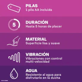 DUREX intenso orgástico puro fantasia puro anillo vibrador