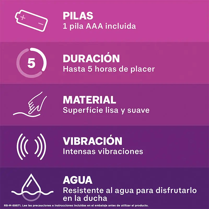 DUREX Vibrador de prazer puro orgástico intenso