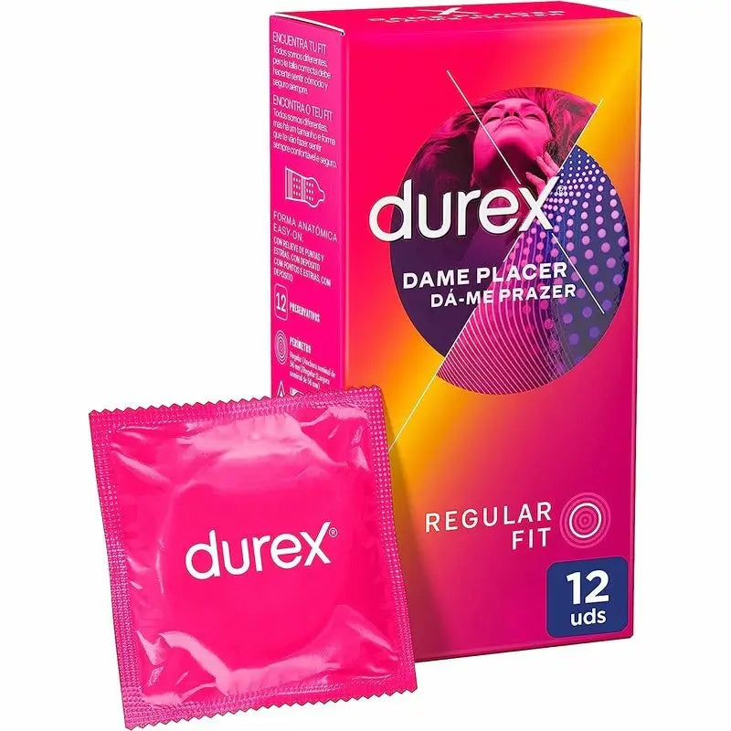 DUREX PRESERVATIVOS DAME PLACER 12 UD