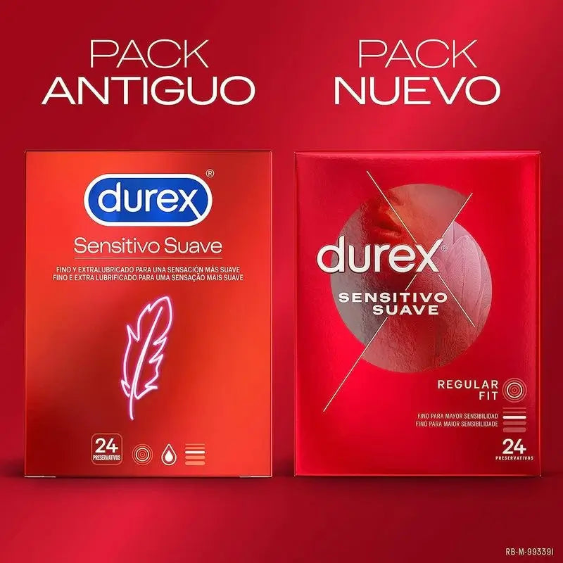Durex Preservativos Sensitivo Suave para Mayor Sensibilidad - 24 unidades
