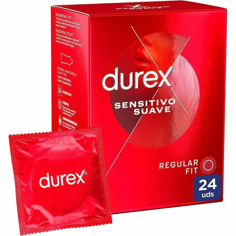 Durex Preservativos Sensitivo Suave para Mayor Sensibilidad - 24 unidades