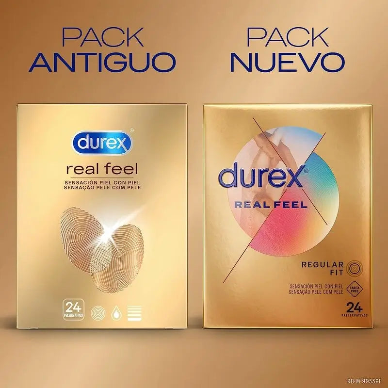 Durex Preservativos Sensitivos Real Feel - 24 unidades