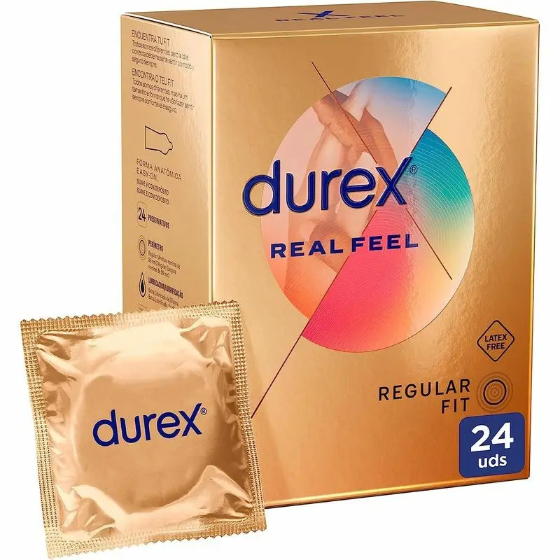 Durex Preservativos Sensitivos Real Feel - 24 unidades