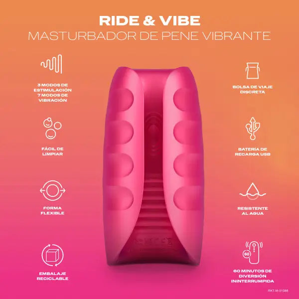 Masturbador para o pénis Durex Ride & Vibe