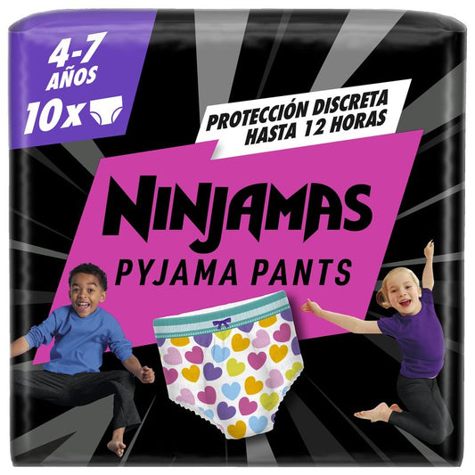 Dodot Ninjamas Carry Pack Heart Size 7 , 10 peças