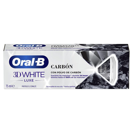 Oral-B Pasta de dentes com carvão vegetal , 75 ml