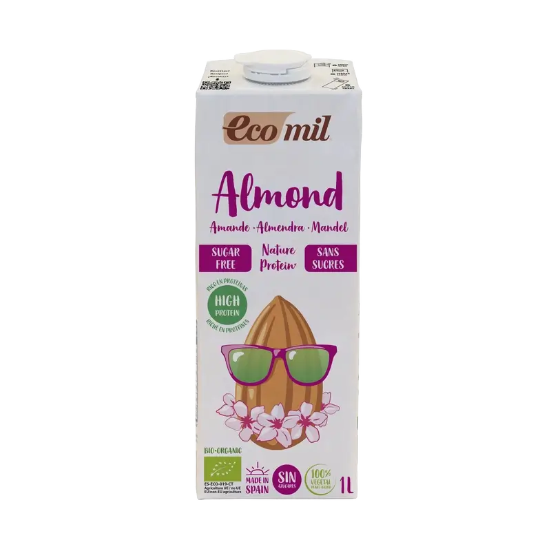 Ecomil Amêndoa Natureza Proteína, 1 l