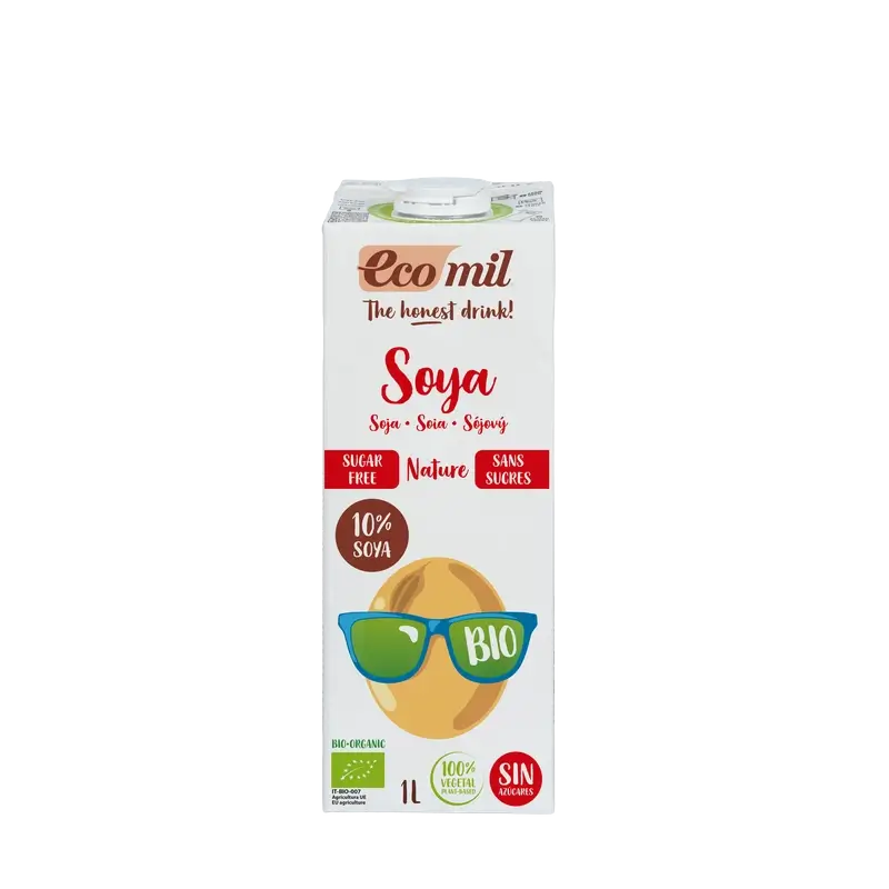 Ecomil Bebidas Vegetais Soja Biológica, 1 litro