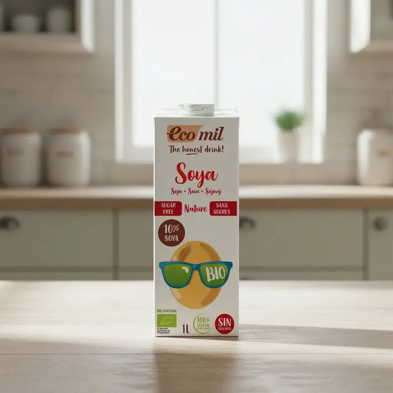 Ecomil Bebidas Vegetais Soja Biológica, 1 litro