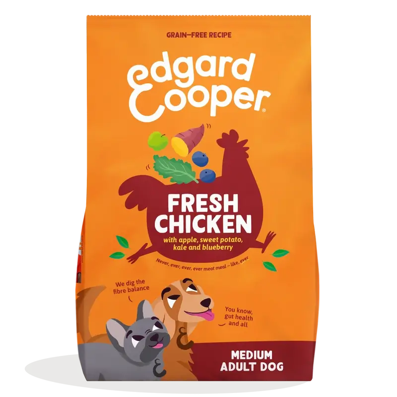 Edgard & Cooper Medium Adult Dog Food With Fresh Chicken , 2,5 kg
