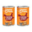 Edgard & Cooper Wet Dog Food 6X400G Frango, embalagem de 2