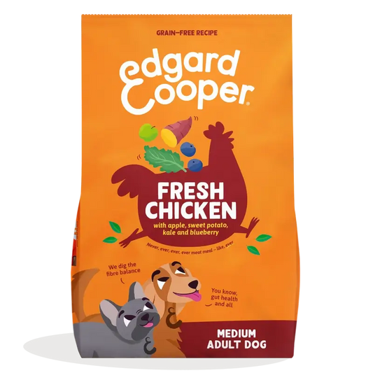 Edgard & Cooper Medium Adult Dog Food With Fresh Chicken , 1 kg