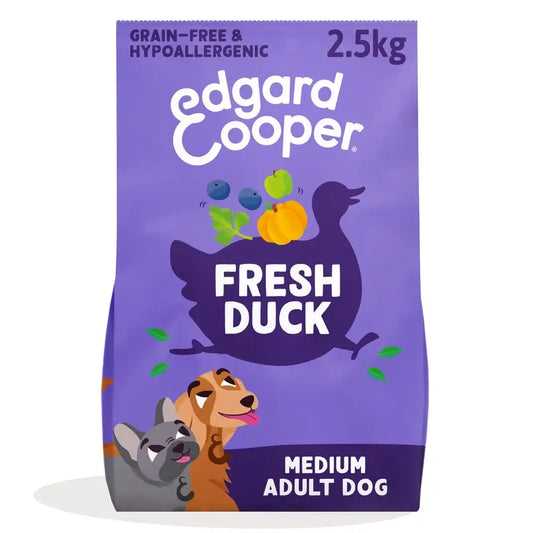 Edgard & Cooper Medium Adult Dog Food With Fresh Duck , 2,5 kg
