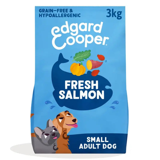 Edgard & Cooper Mini Alimento para cães adultos com salmão fresco , 3 kg