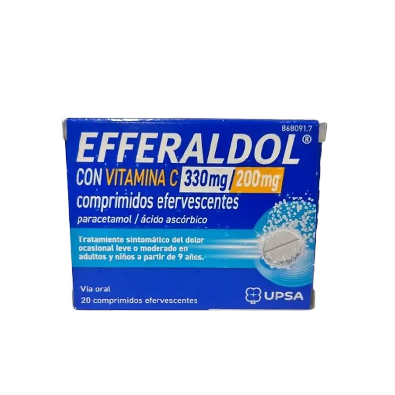 Efferaldol Vitamina C 20 Comprimidos Efervescentes