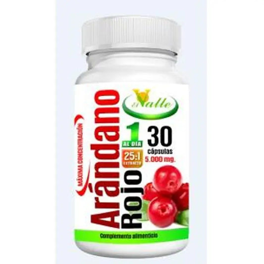 El Valle Arandano Rojo 30 Cápsulas
