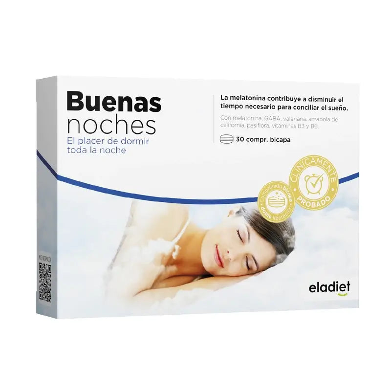 Eladiet Good Night Melatonin 1,85 Mg Melatonina, 30 comprimidos