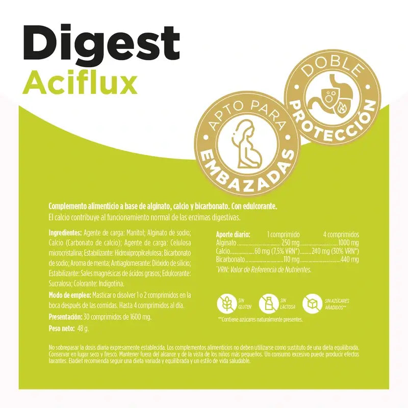 Eladiet Digest Aciflux Protect, 30 comprimidos