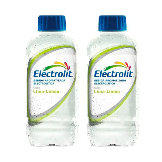 Electrolit Bebida electrolítica de lima e limão, embalagem de 2 x 625 ml