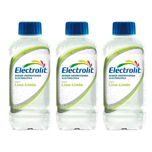 Electrolit Bebida electrolítica de lima e limão, embalagem de 3 x 625 ml