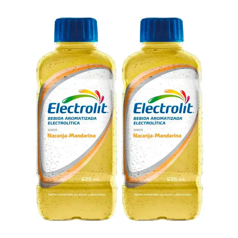Bebida electrolítica Electrolit Laranja-Tangerina, embalagem de 2 x 625 ml