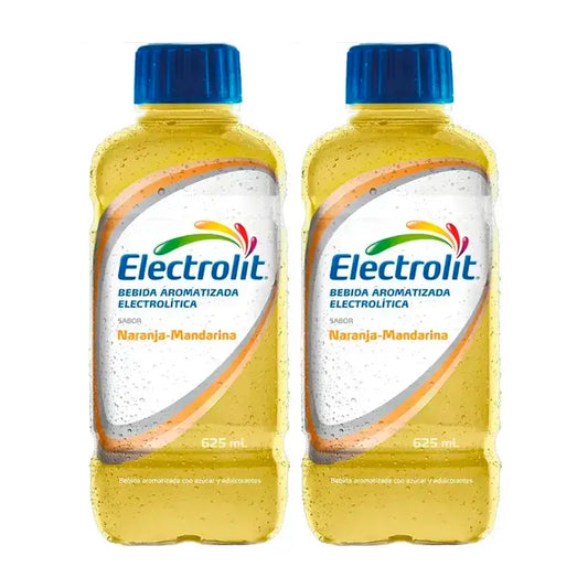 Bebida electrolítica Electrolit Laranja-Tangerina, embalagem de 2 x 625 ml