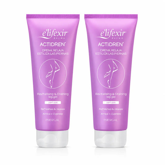 Elifexir Actidren Gel Creme Drenante Relaxante para Pernas Cansadas 200ml, embalagem 2