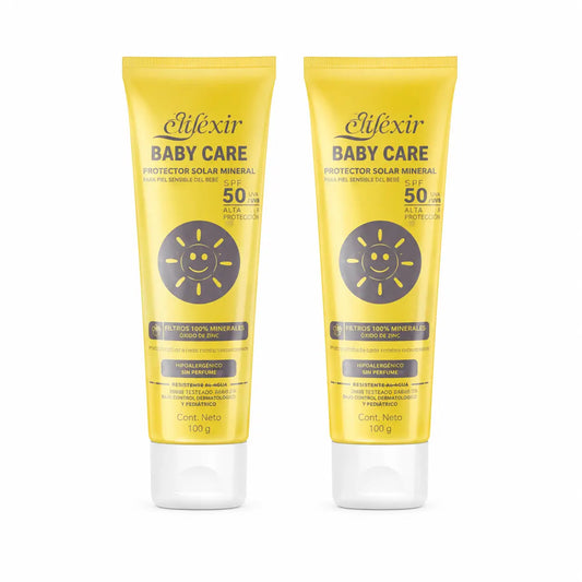 Elifexir Baby Care Creme Solar Mineral Proteção Spf+50 Pele Sensível 100Ml, embalagem 2