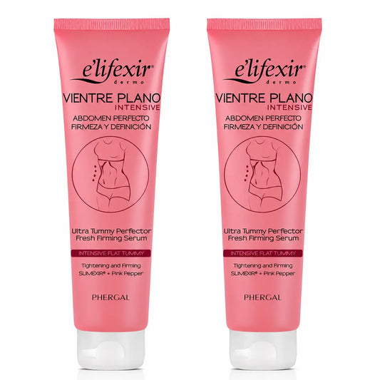 Elifexir Flat Belly Serum Redutor Intensivo Abdómen Firmeza Serum Queimador de Gordura 150Ml, embalagem 2