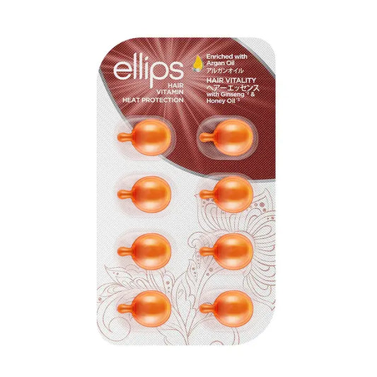 Ellips Hair Vitamin Argan Oil Orange Vitality , 8 cápsulas