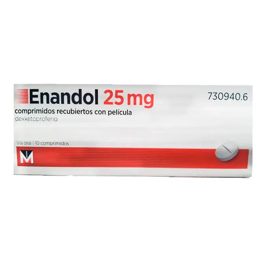Enandol 25 mg, 10 comprimidos