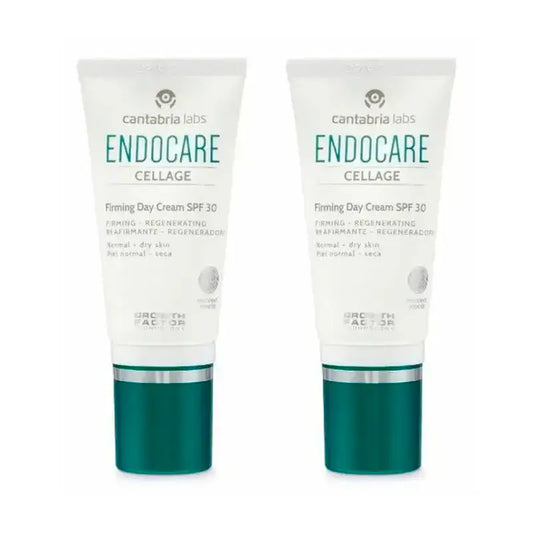 ENDOCARE Cellage Creme de Dia Refirmante SPF 30, Embalagem 2 x 50 ml
