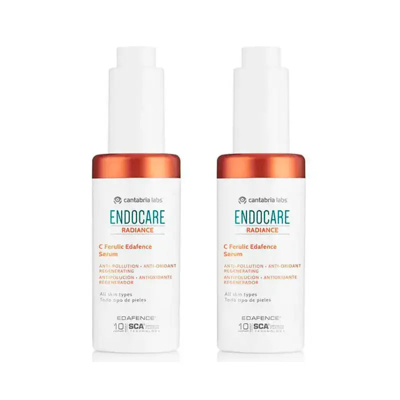 ENDOCARE Radiance C Ferulic Edafence Serum, Embalagem 2 x 30 ml