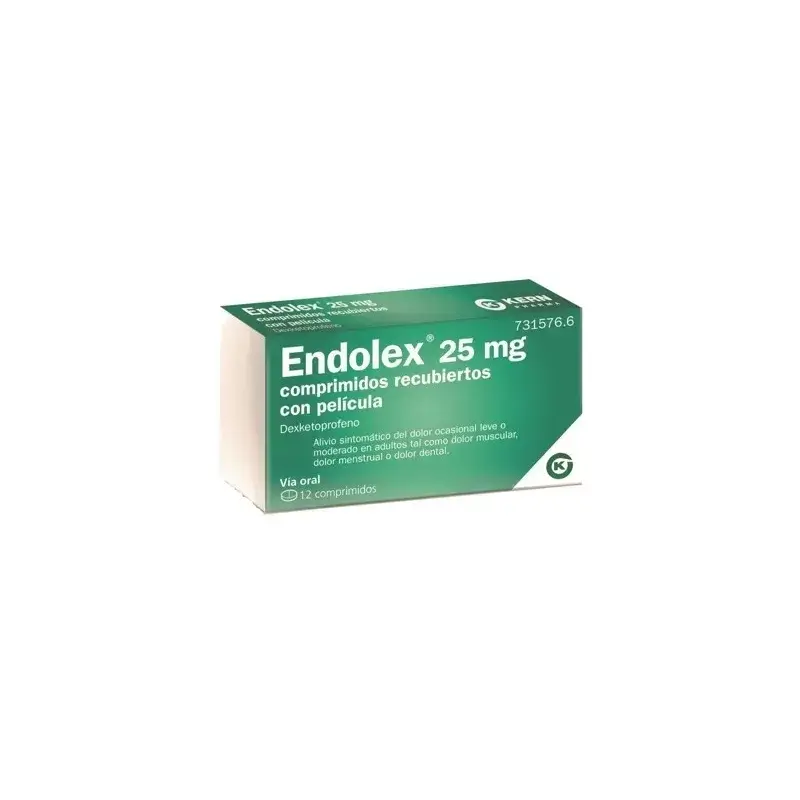 Endolex 25 mg, 12 comprimidos