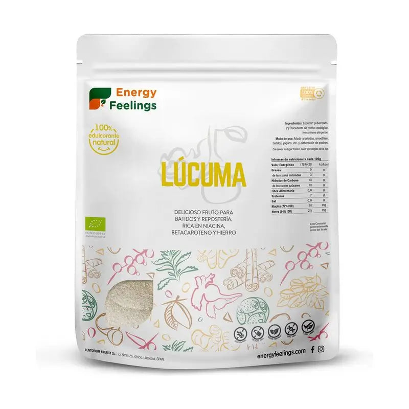 Energy Feelings Lucuma em Pó 1Kg. Eco Vegan Sg