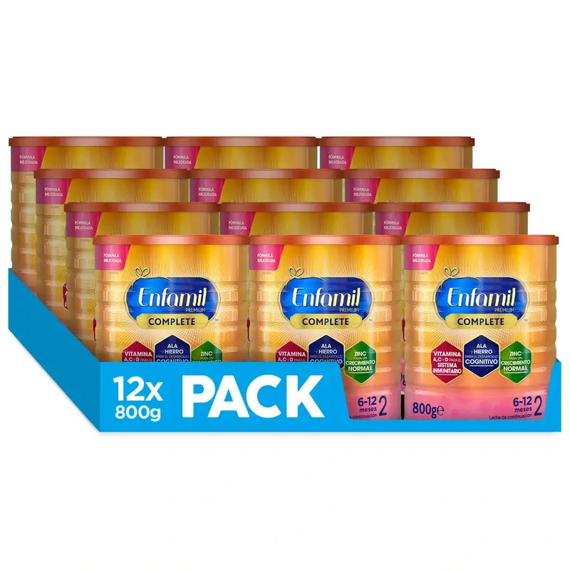 Enfamil Complete 2 Milk Formula, 12 X 800 g