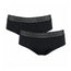 Enna Menstrual Panty Modern Hipster Night - Fluxo intenso, tamanho M, preto, embalagem com 2 unidades