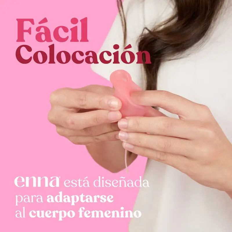 Copo menstrual Enna Cycle Easy tamanho S, 2 copos + estojo esterilizado