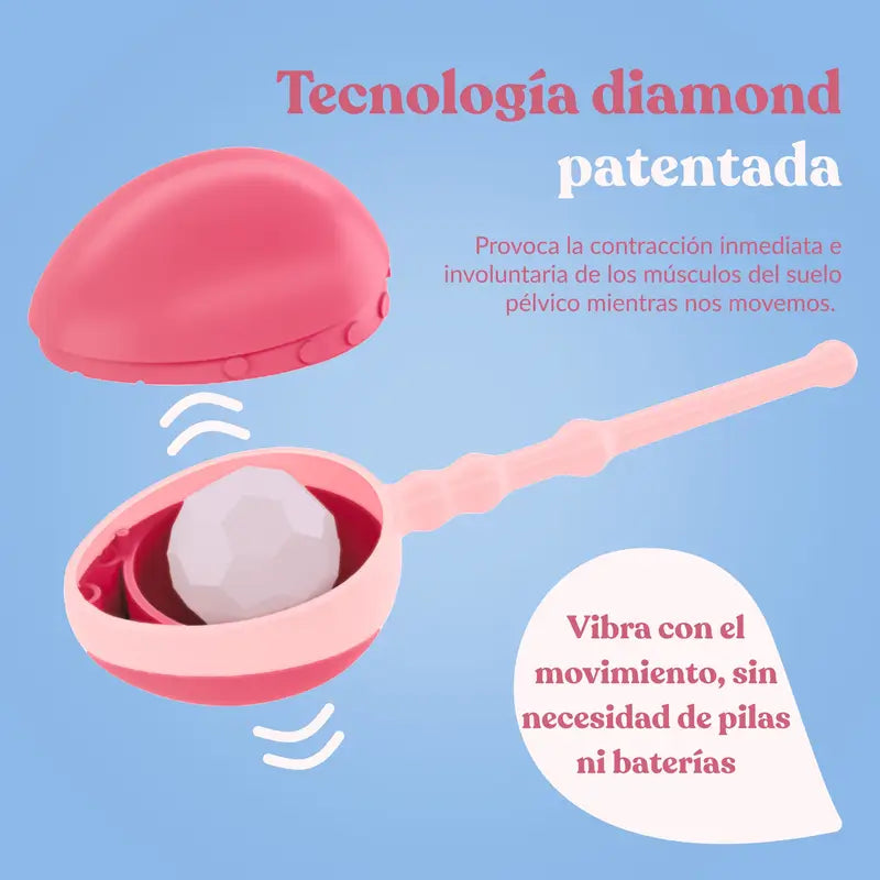 Enna Pelvic Ball Lite Exercitador do pavimento pélvico para a incontinência urinária