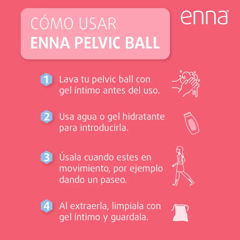 Enna Pelvic Ball Lite Exercitador do pavimento pélvico para a incontinência urinária