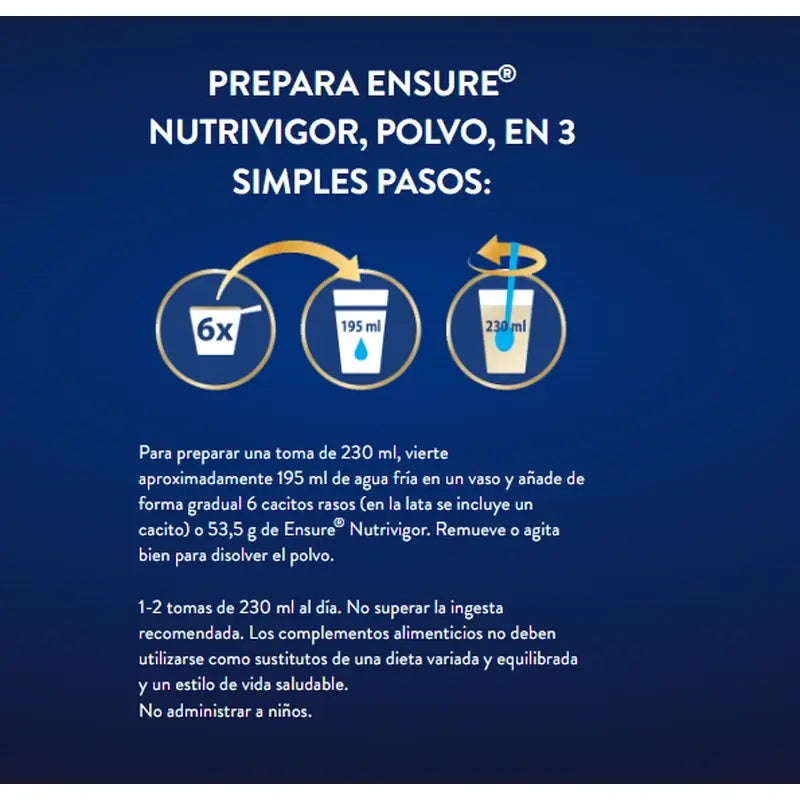 Ensure Nutrivigor Chocolate Latas, Embalagem 2x850 gramas