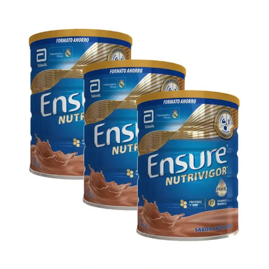 Ensure Nutrivigor Chocolate Latas, Embalagem 3x850g