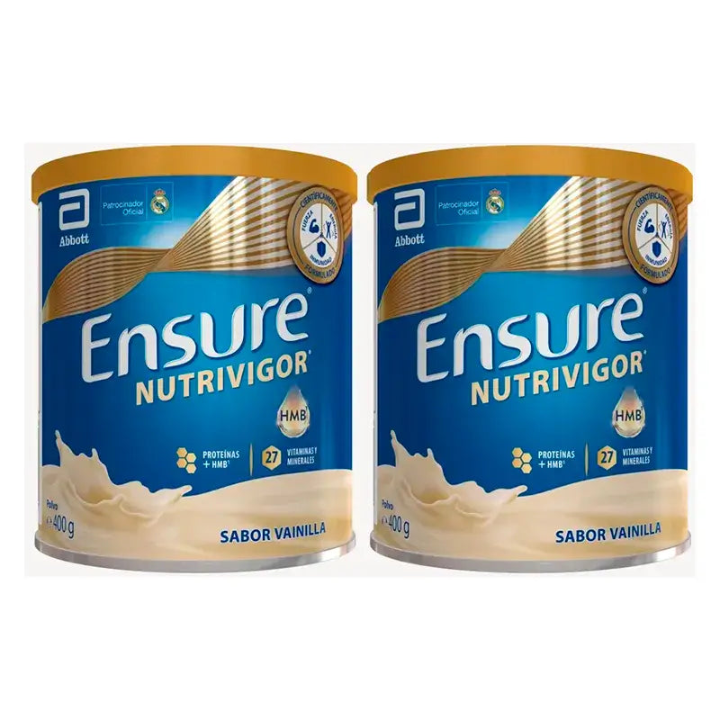 Ensure Nutrivigor Baunilha Adultos, 2x400 gramas