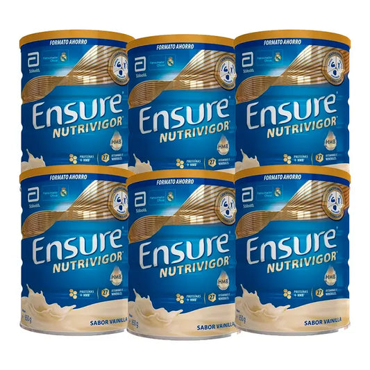Ensure Nutrivigor Baunilha, embalagem de 6 x 850 gramas