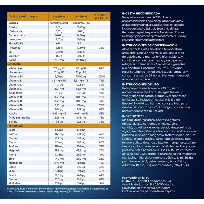 Ensure Savings Pack Baunilha 850G + 400Gr , 1250 gramas