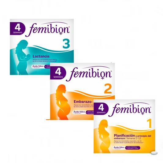 Femibion Pack 1, 2 & 3 , 3 caixas x fase
