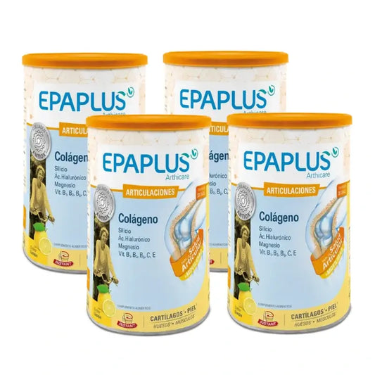 Epaplus Arthicare Colagénio Sabor a Limão, Embalagem 4 x 334,25 gramas